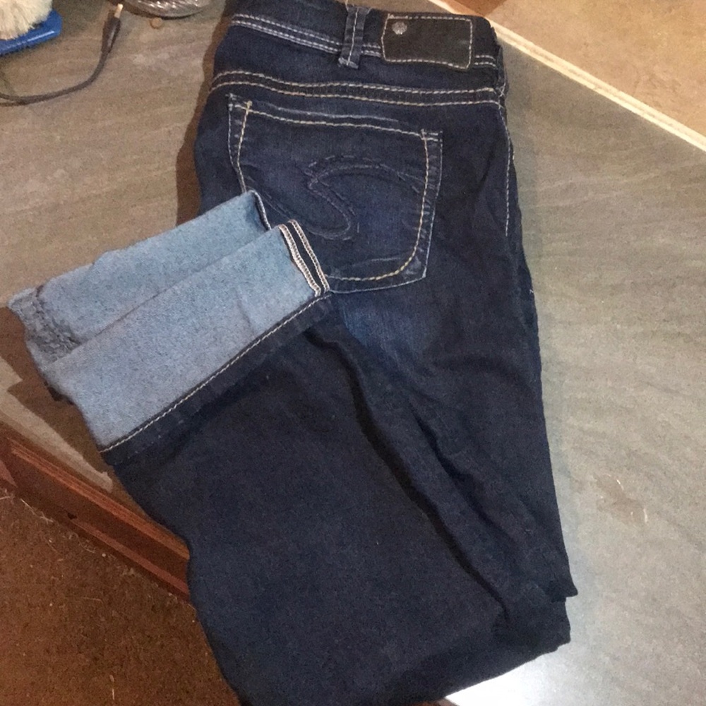 Silver capris